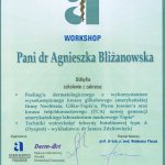 2001 Agnieszka Bliżanowska - szkolenie z peelingu dermatologicznego