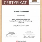 2009 Certyfikat uczestnictwa