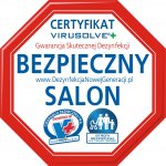 certyfikat Gwarancji Skutecznej Dezynfekcji Virusolve+