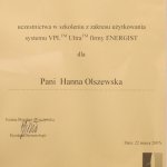 2007 Certyfikat uczestnictwa w szkoleniu