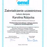 2010 Profesjonalna komunikacja i obsługa pacjenta w gabinecie prowadzone przez Mariusza Obodę