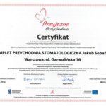 2014 Certyfikat Przyjazna Przychodnia