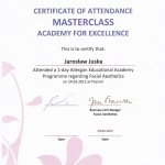 2012 Certyfikat uczestnictwa w programie edukacyjnym