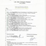 2012 Certyfikat uczestnictwa lek. dent. Grzegorz Wasiluk