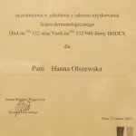 2007 Certyfikat uczestnictwa w szkoleniu