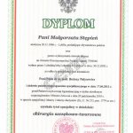 2012 DYPLOM -  tytuł specjalisty w dziedzinie - chirurgia szczękowo-twarzowa