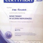 2013 Nowe trendy w leczeniu nepłodności