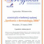 2006 Agnieszka Bliżanowska - konferencja