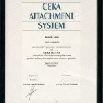 1997 Ukończenie kursu pt.: Ceka Revax zatrzaski dla estetycznego połączenia protez ruchomych z uzębieniem własnym pacjenta
