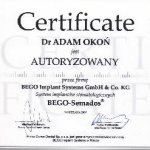 2007 Certyfikat Bego 