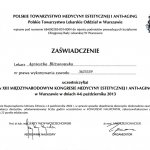 2013 Agnieszka Bliżanowska - kongres