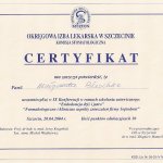 2004 Certyfikat uczestnictwa w konferencji