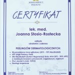 2009 Joanna Stosio-Rostecka - peelingi dermatologiczne