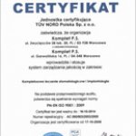 2008 TÜV Nord Certyfikat