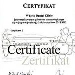 2013 Certyfikat