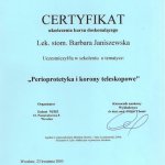 2005 Szkolenie: Perioprotetyka i korony teleskopowe