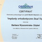 2008 Implanty ortodontyczne Dual Top