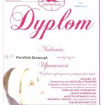  Dyplom nadania uprawnień Karolinie Szewczyk