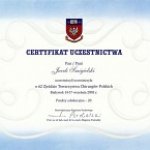 2005 Certyfikat uczestnictwa