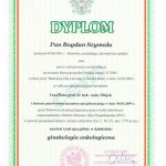 2004 Dr Bogdan Szymala - dyplom specjalisty w dziedzinie ginekologia onkologiczna