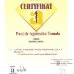2001 Certyfikat ukończenia szkolenia nt. 