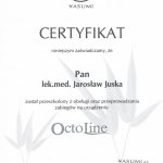 2010 Certyfikat przeszkolenia z OctoLine