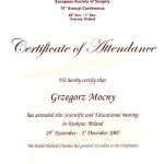 2007 Certificate of Attendance 