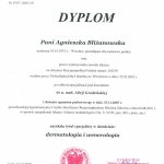 2005 Agnieszka Bliżanowska - tytuł specjalisty