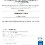 2008 Certyfikat ISO 9001