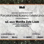 2002 Porcelanowa korona estetyczna