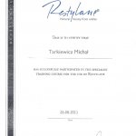 2011 Certyfikat Restylane