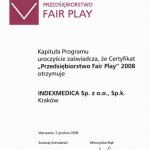 2008 Przedsiębiorstwo Fair Play