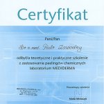 2005 Certyfikat