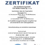 2008 TÜV Nord Zertifikat