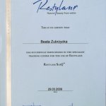 2009 Uczestnictwo w kursie z zakresu używania preparatu Restylane