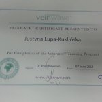 2014 For Completion of the Veinwave Training Program