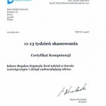2011 Dr Bogdan Szymala - Certyfikat Kompetencji