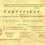 2002 Uczestnictwo w I Ogólnopolskiej Konferencji pt.: Chirurgiczne leczenie otyłości