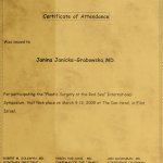 2005 Certificate of Attendence 