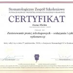 2010 Certyfikat ukończenia kursu
