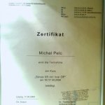 2004 Certyfikat udziału w kursie Michał Pelc
