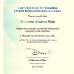2011 Certyfikat za uczestnictwo w Programie Edukacyjnym