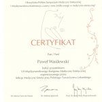 2007 Certyfikat za udział w VII Międzynarodowym Kongresie Medycyny Estetycznej