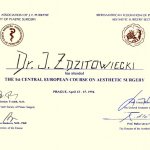 1994 Kurs z zakresu chirurgii estetycznej w Pradze czeskiej
