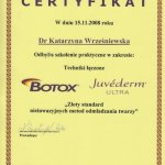 2008 Techniki łączone botox, Juvederm