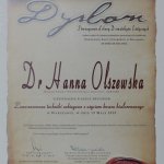 2010 Certyfikat uczestnictwa w kursie medycznym
