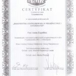  Certyfikat dr. Zapolska-Wurm
