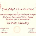 2004 Certyfikat