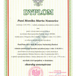 2011 Dyplom uzyskania tytułu specjalisty w dziedzinie: choroby wewnętrzne