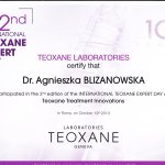 2013 Agnieszka Bliżanowska - Teoxane